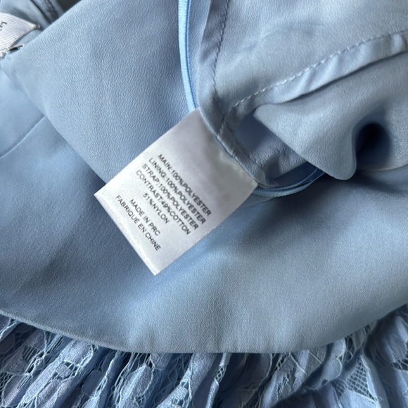 Keepsake the label lace cropped top baby blue NEW sample small - Picture 4 of 6